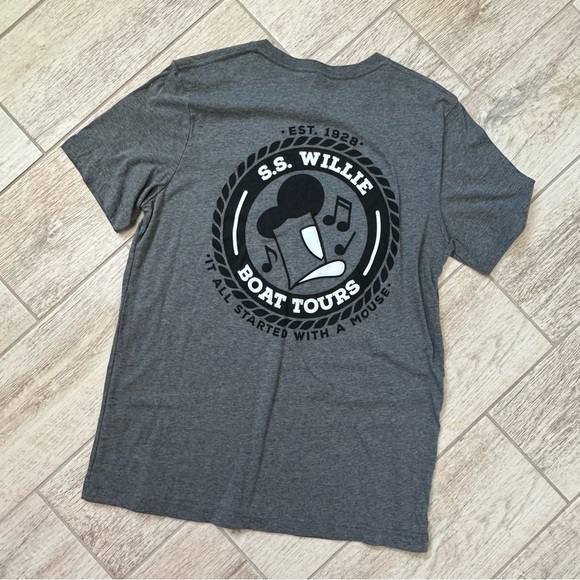 Other - Disney Lucky Rabbit Supply Co Steamboat Willie Mickey Tee Large